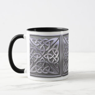 Celtic Square - silver Mugg