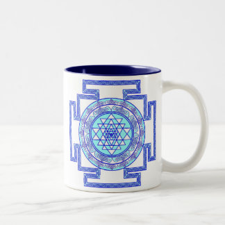 celtic sriyantra Två-Tonad mugg
