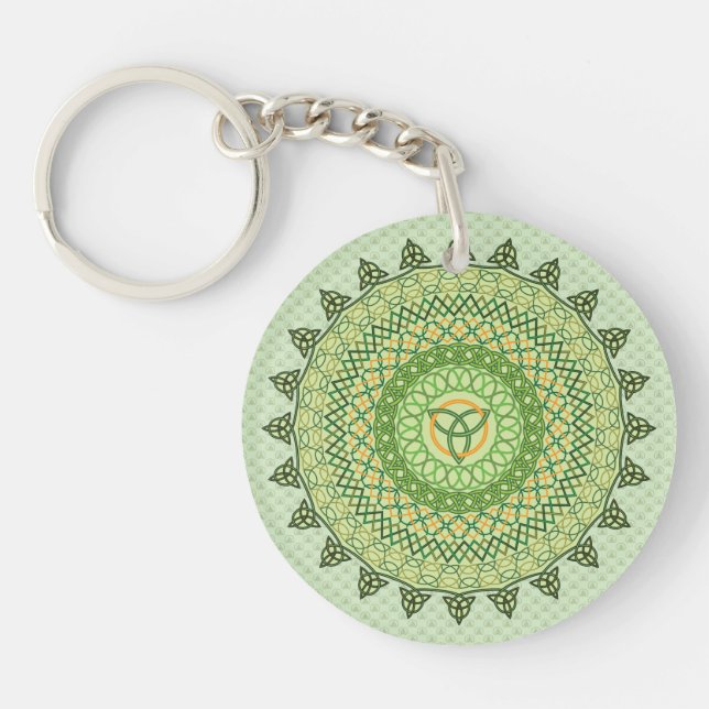 Celtic St. Patty's Day Acrylic Keychain (Framsidan)