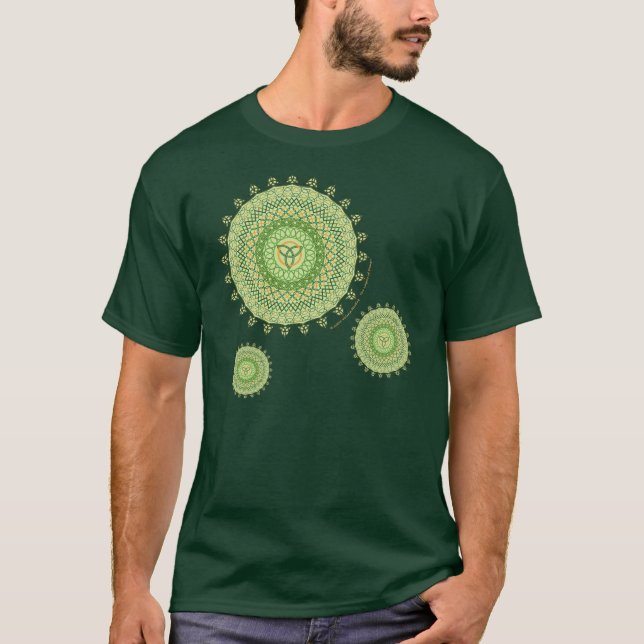 Celtic St. Patty's Day Manar Mörk Shirt T-shirt (Framsida)