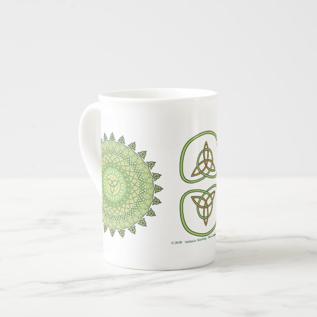 Celtic St. Patty's Day Specialty Mugg Benporslin Mugg (Framsida vänster)