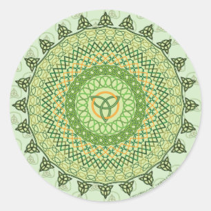 Celtic St. Patty's Day Sticker Runt Klistermärke