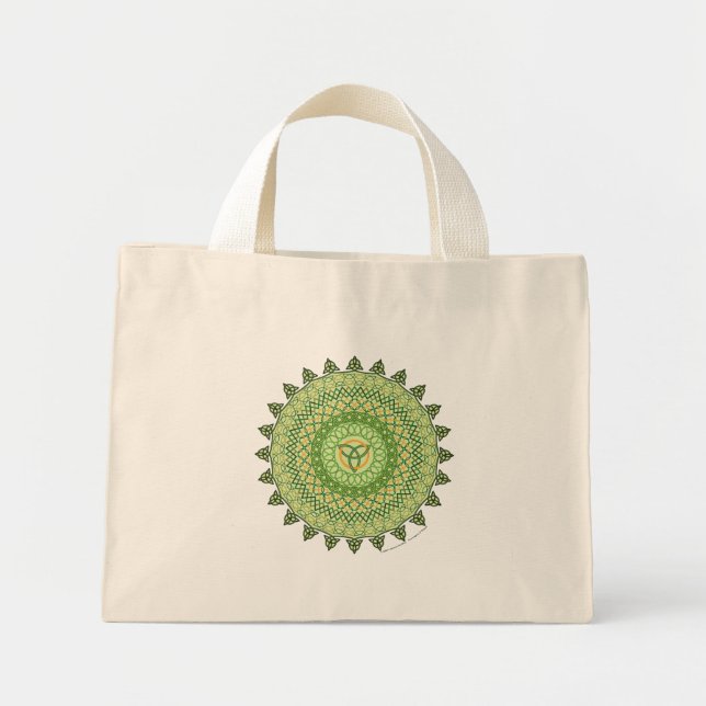 Celtic St. Patty's Day Tote Bag Mini Tygkasse (Framsidan)