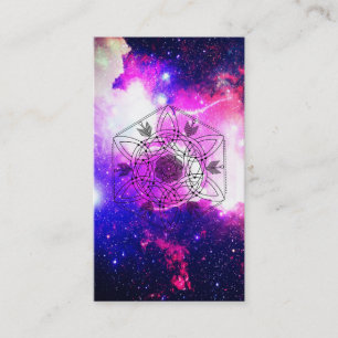 Celtic stam- galax *~*Boho för Aztec Nebula Visitkort