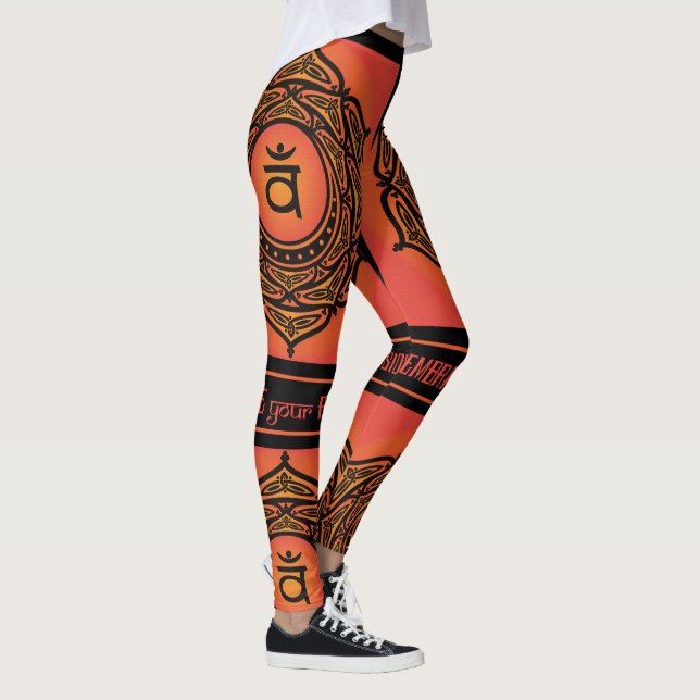 Celtic stam- Sacral Chakra Leggings (Höger)