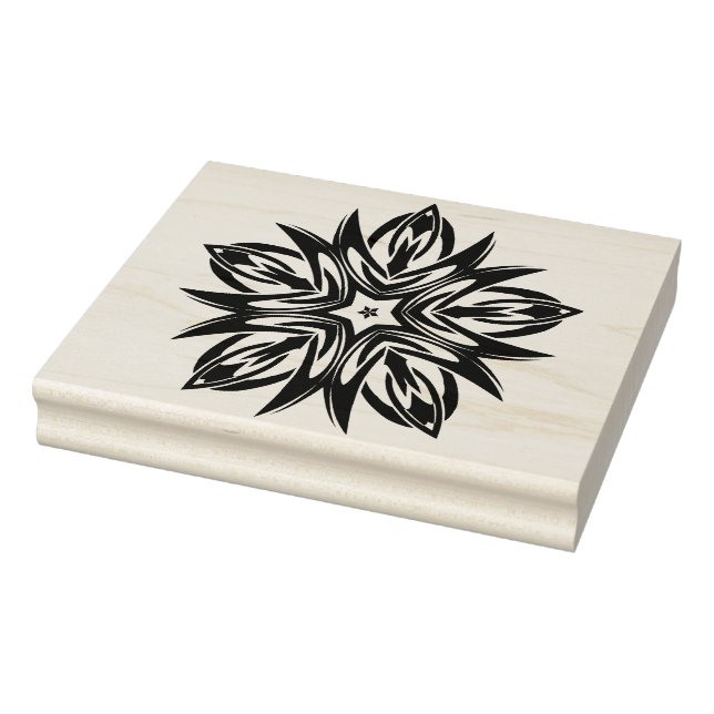 Celtic star mönster art frimärke stämpel (Stämpel)