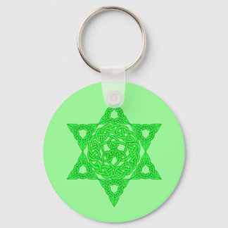 Celtic Star of David Keychain Nyckelring