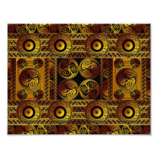 Celtic Stil Art-utskrift Fototryck