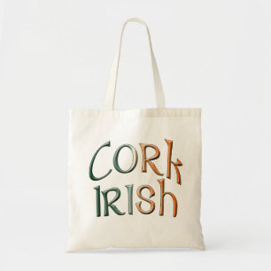 Celtic stil County Kork Irish Flagga Bag Irish Fär Tygkasse