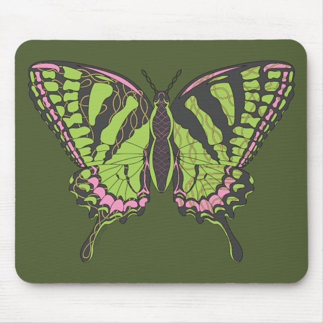 Celtic Swallowtail Mousepad Musmatta (Framsidan)