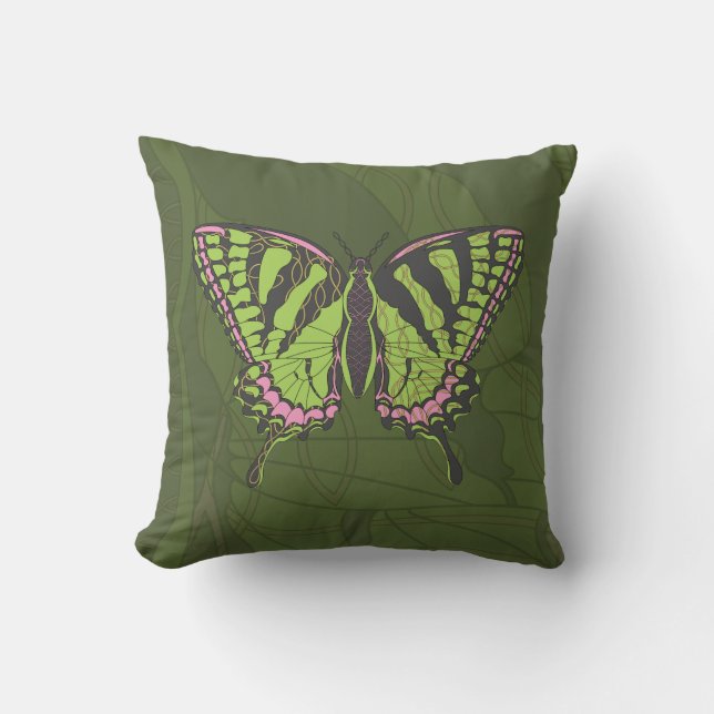Celtic Swallowtail Pillow Kudde (Framsida)