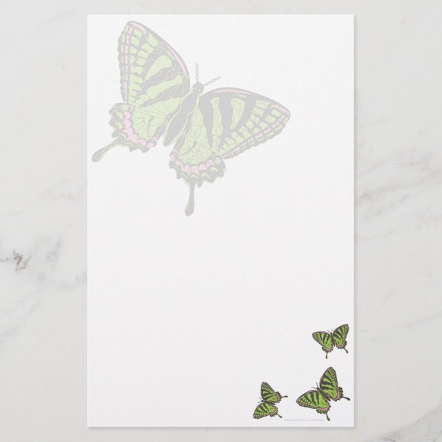 Celtic Swallowtail Stationery Brevpapper (Framsida)