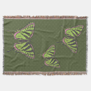 Celtic Swallowtail Throw Blanket Filt
