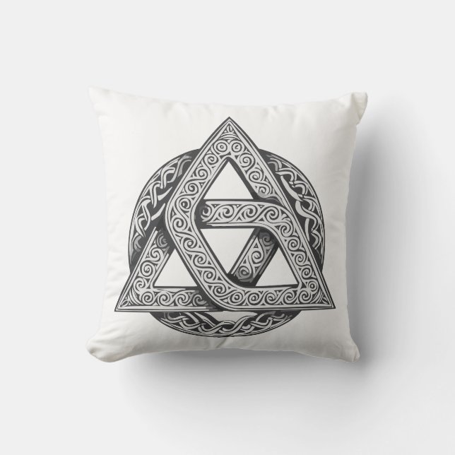 Celtic symbol, trinity knot kudde (Framsida)