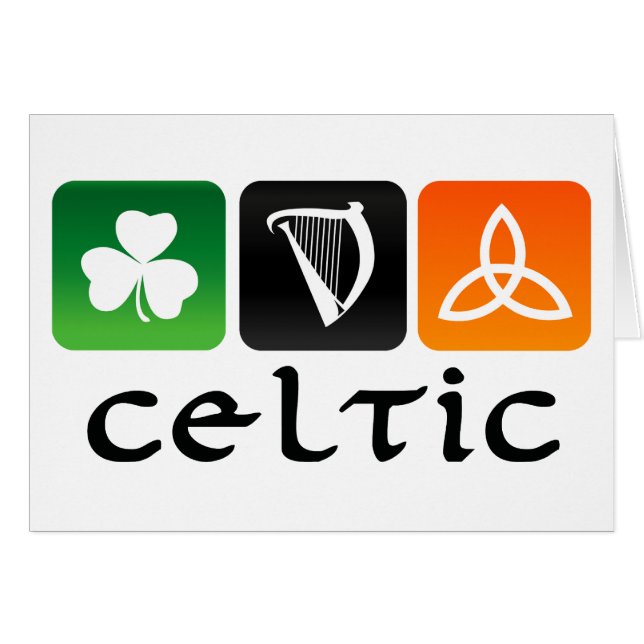 Celtic symboler OBS kort (Framsidan Horizontal)