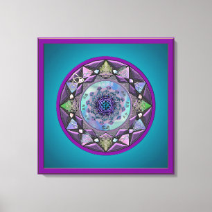 Celtic symbolisk Mandala Canvastryck