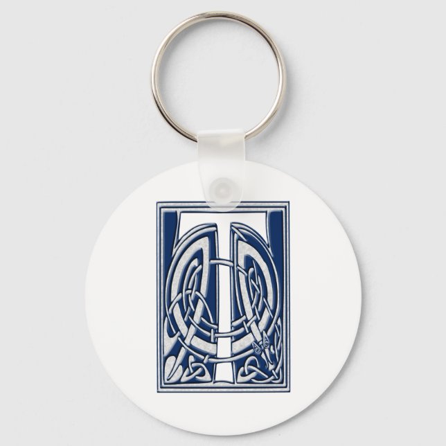 Celtic T Monogram Nyckelring (Framsida)