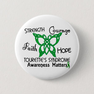 Celtic Tourettes för fjäril 3 syndrom Knapp