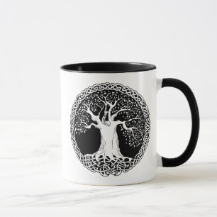 Celtic träd (2-sided) mugg