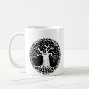 Celtic träd kaffemugg