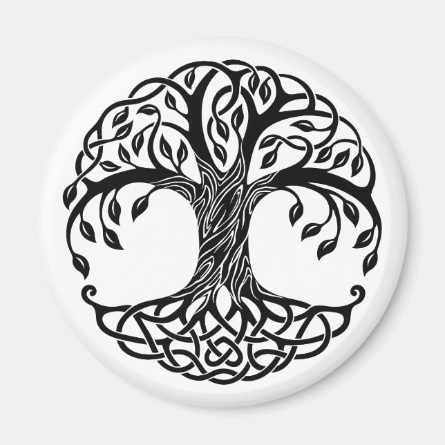 celtic träd magnet (Framsidan)