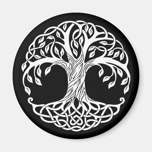 celtic träd magnet (Framsidan)