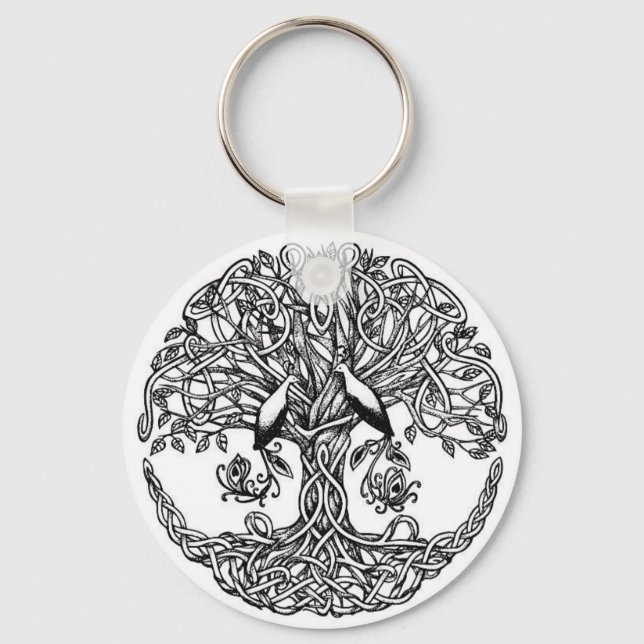 Celtic träd nyckelring (Framsida)