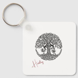 Celtic träd nyckelring
