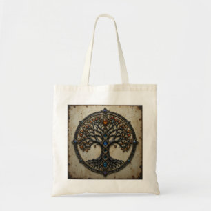 Celtic Träd Tote Bag Tygkasse