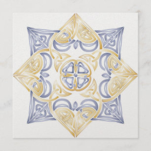 Celtic (traditionell) bröllopfnurrainbjudan, inbjudningar