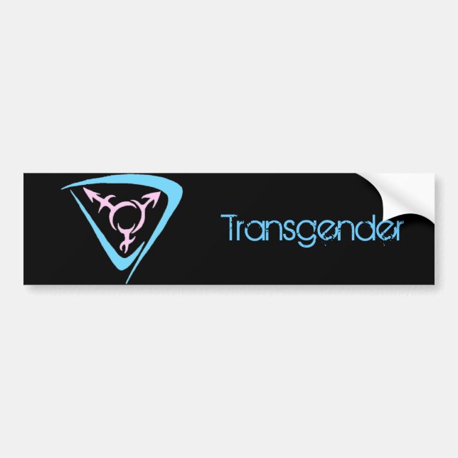 celtic trans., Transgender Bildekal (Framsidan)