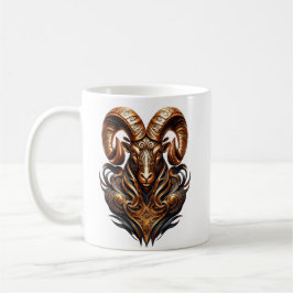 Celtic Tribal Aries Zodiac Mug – LaLi Designs Kaffemugg