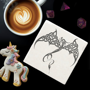Celtic Tribal Dragon Stenunderlägg