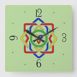 Celtic Trinity Knot Fyrkantig Klocka