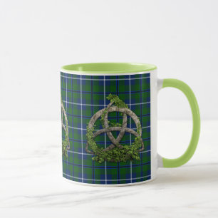 Celtic Trinity Knot och Klan Douglas Tartan Mugg