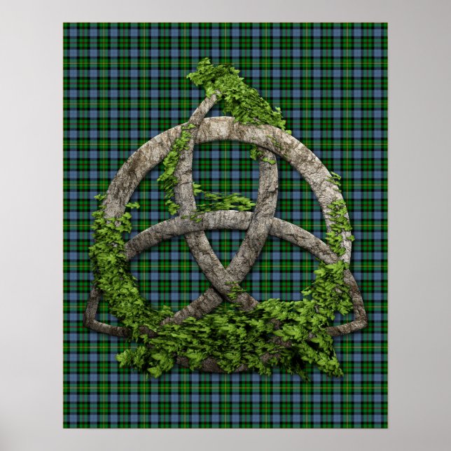 Celtic Trinity Knot och Klan Smith Tartan Poster (Framsidan)
