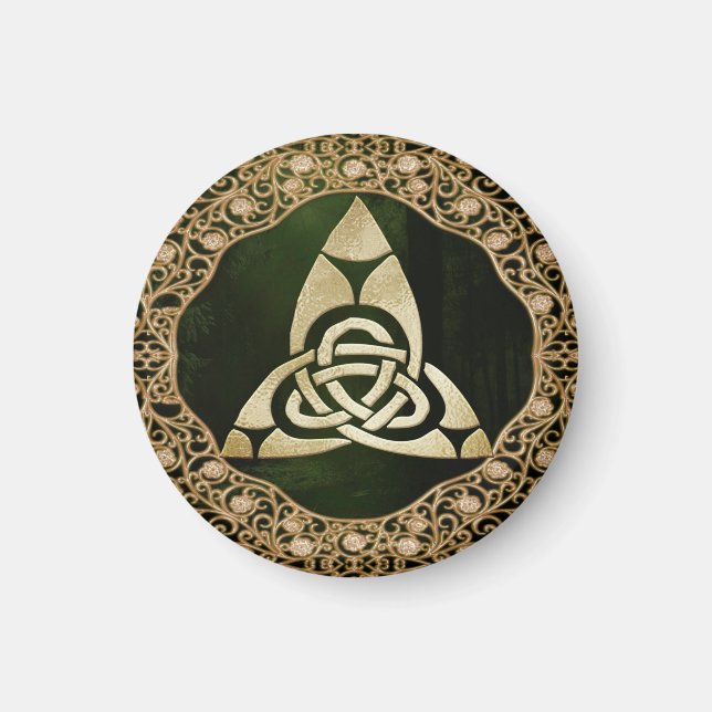 Celtic Trinity Knot on Forest Shadows Magnet (Framsidan)