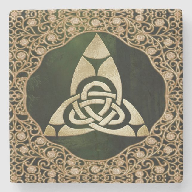 Celtic Trinity Knot on Forest Shadows Stenunderlägg (Framsidan)