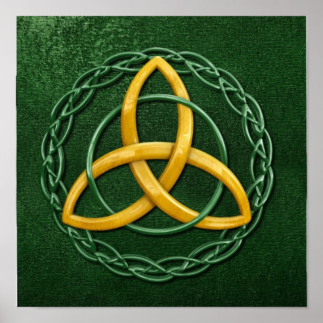 Celtic Trinity Knot Poster (Framsidan)