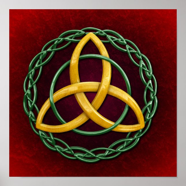Celtic Trinity Knot Poster (Framsidan)