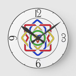 Celtic Trinity Knot Rund Klocka