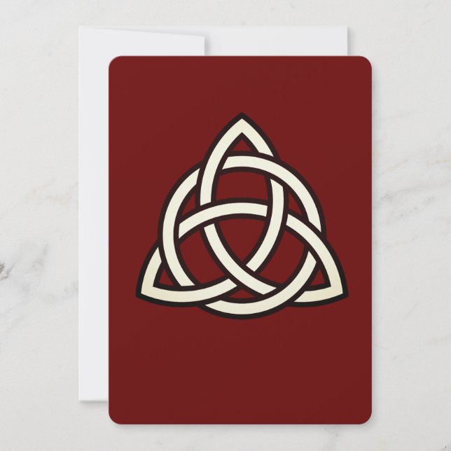 Celtic Trinity Knot Triquetra Symbol (Framsida)