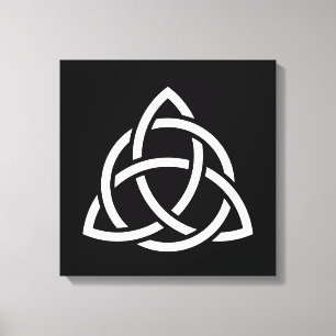 Celtic Trinity Knot Triquetra Symbol Canvastryck