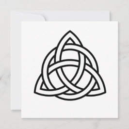 Celtic Trinity Knot Triquetra Symbol Inbjudningar