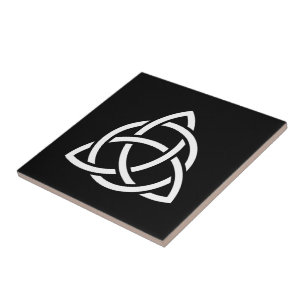 Celtic Trinity Knot Triquetra Symbol Kakelplatta