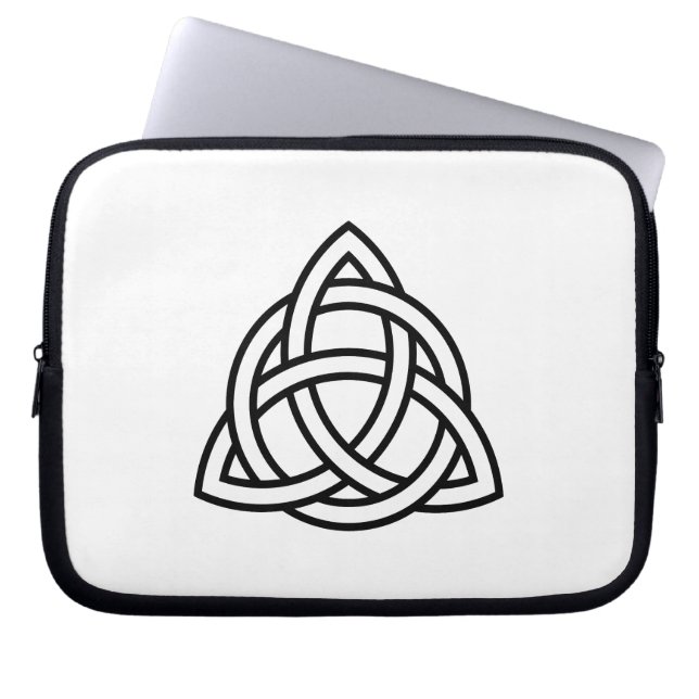Celtic Trinity Knot Triquetra Symbol Laptop Fodral (Framsidan)