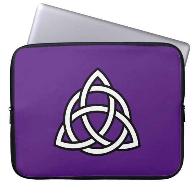 Celtic Trinity Knot Triquetra Symbol Laptop Fodral (Framsidan)