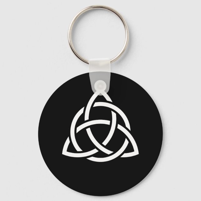 Celtic Trinity Knot Triquetra Symbol Nyckelring (Framsida)