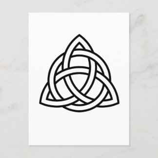 Celtic Trinity Knot Triquetra Wicca Symbol Vykort