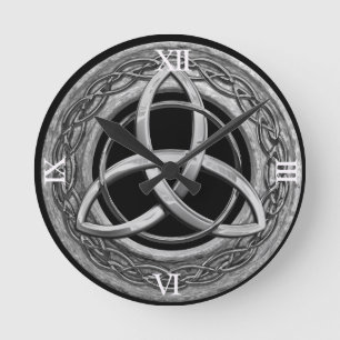 Celtic Trinityfnurra för metall Rund Klocka